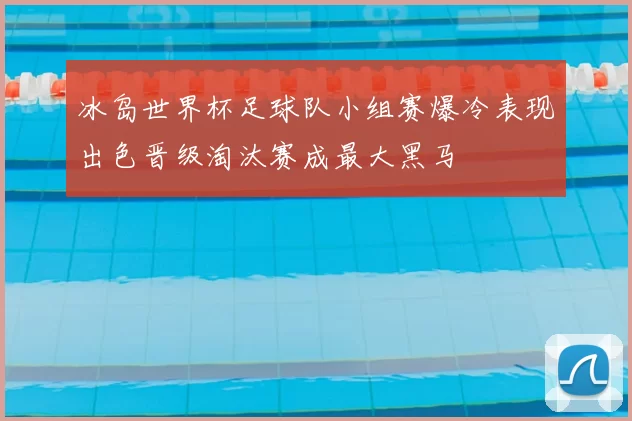 冰岛世界杯足球队小组赛爆冷表现出色晋级淘汰赛成最大黑马